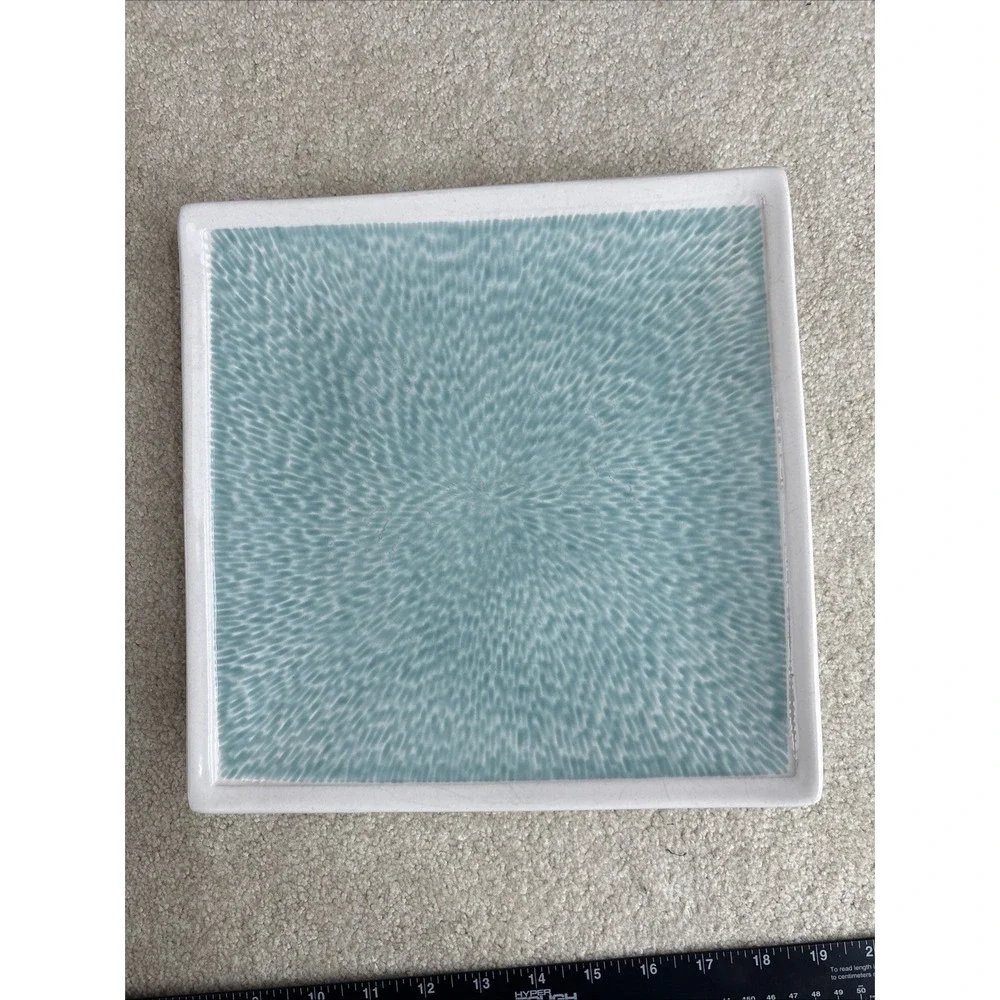 Sango Vega Aqua 4531 Square Dinner Plate 11